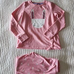 Cat & Jack Pink Bunny Pajama Set